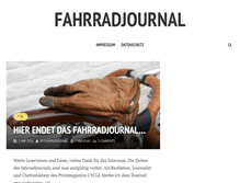 Tablet Screenshot of fahrradjournal.de